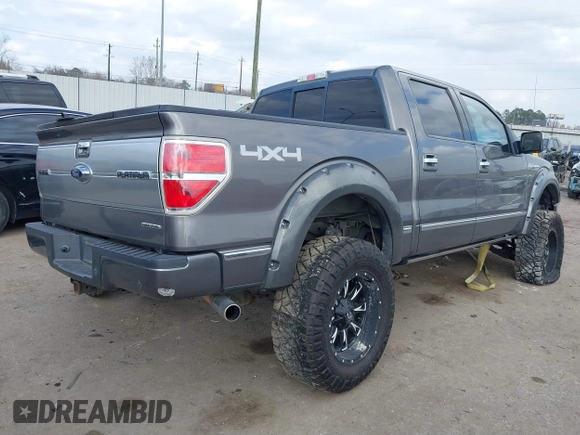 2014 Ford F-150 XL with VIN 1FTFW1EF2EFC42305, listed as a IAAI auction lot 41399663 with 167,809 mi miles. Bid and sale history available at carsss.com. Image 4.