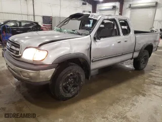 2002 Toyota Tundra SR5 with VIN 5TBBT44142S282467, listed as a Copart auction lot 49870265 with 152,518 mi miles and Salvage Title. Bid and sale history available at carsss.com. Image 1.