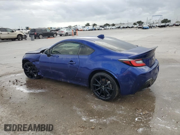 2022 Toyota GR86 Premium with VIN JF1ZNBF16N8752935, listed as a Copart auction lot 84815234 with 33,085 mi miles and Salvage Title. Bid and sale history available at carsss.com. Image 2.