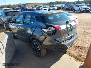 2018 Nissan Kicks SV with VIN 3N1CP5CU9JL545559, listed as a IAAI auction lot 41365421 with 110,357 mi miles. Bid and sale history available at carsss.com. Image 3.