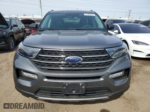 2022 Ford Explorer XLT with VIN 1FMSK8DH1NGB72503, listed as a Copart auction lot 51322615 with 24,650 mi miles and Salvage Title. Bid and sale history available at DreamBid. Image 5.
