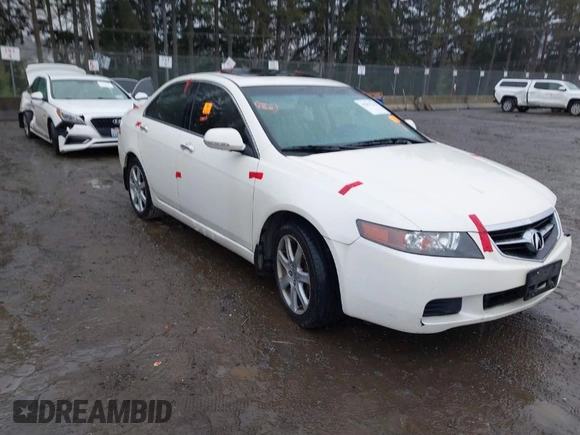 2004 Acura TSX w/Navigation with VIN JH4CL96924C009543, listed as a IAAI auction lot 41857212 with 1 mi miles. Bid and sale history available at carsss.com. Image 1.