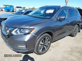 2019 Nissan Rogue SV with VIN 5N1AT2MVXKC793110, listed as a IAAI auction lot 41799912 with 80,745 mi miles. Bid and sale history available at carsss.com. Image 2.