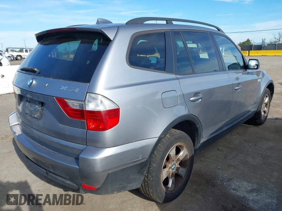 2008 BMW X3 3.0si with VIN WBXPC93408WJ14262, listed as a IAAI auction lot 42023634 with 158,232 mi miles. Bid and sale history available at carsss.com. Image 4.