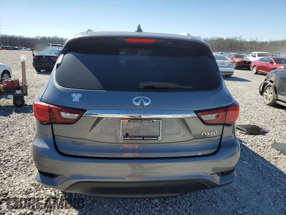 2018 Infiniti QX60 with VIN 5N1DL0MM4JC518114, listed as a Copart auction lot 46707945 with 88,327 mi miles and Salvage Title. Bid and sale history available at carsss.com. Image 6.