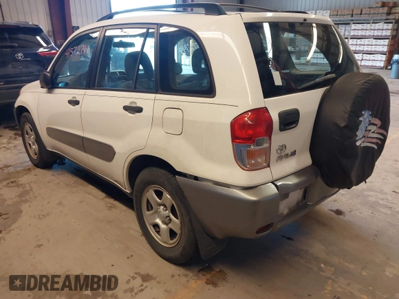 2003 Toyota RAV4 with VIN JTEGH20V830112592, listed as a IAAI auction lot 41572749 with 177,484 mi miles. Bid and sale history available at carsss.com. Image 3.