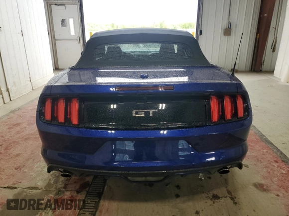 2016 Ford Mustang GT Premium with VIN 1FATP8FF2G5253939, listed as a Copart auction lot 56540785 with 41,262 mi miles and Salvage title. Bid and sale history available at DreamBid. Image 6.
