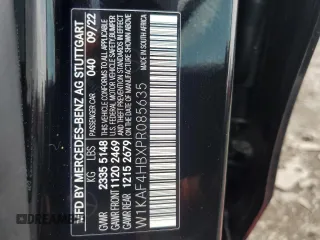 2023 Mercedes-Benz C 300 z VIN W1KAF4HBXPR085635, wystawiony jako Copart lot #59636163 z przebiegiem Nie podano mil oraz . Historia ofert i sprzedaży dostępna na DreamBid. Obrazek 12.