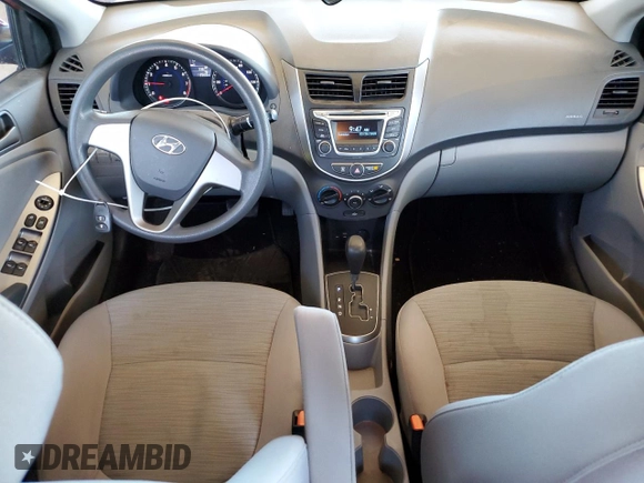 2016 Hyundai Accent SE with VIN KMHCT4AE1GU030130, listed as a Copart auction lot 50201685 with 112,608 mi miles and Salvage Title. Bid and sale history available at carsss.com. Image 8.