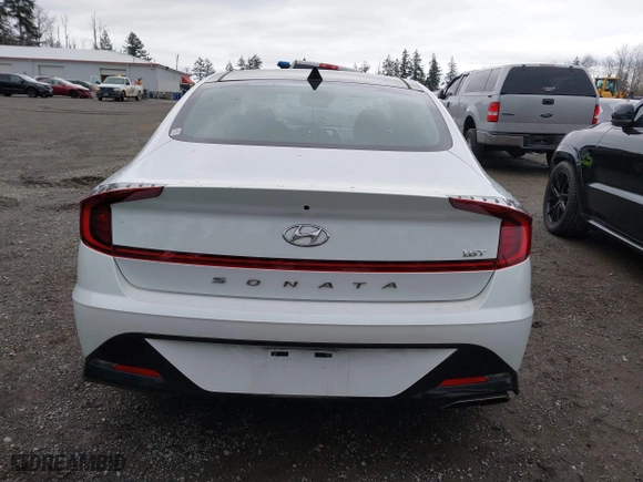 2020 Hyundai Sonata SEL Plus with VIN 5NPEJ4J2XLH050003, listed as a IAAI auction lot 41856951 with 20,279 mi miles. Bid and sale history available at carsss.com. Image 16.