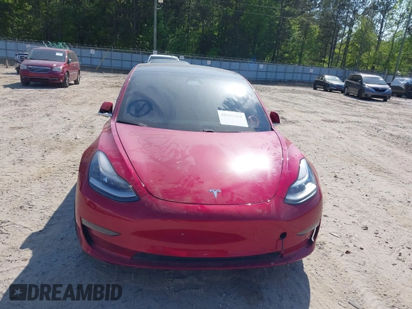 2020 Tesla Model 3 Long Range with VIN 5YJ3E1EB5LF783269, listed as a IAAI auction lot 42085024 with 80,939 mi miles. Bid and sale history available at carsss.com. Image 11.