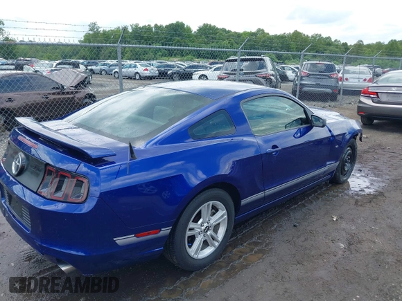 2013 Ford Mustang V6 with VIN 1ZVBP8AM4D5227735, listed as a IAAI auction lot 42395404 with 133,488 mi miles and . Bid and sale history available at DreamBid. Image 4.