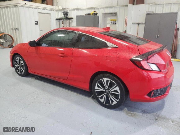 2017 Honda Civic Coupe EX-T with VIN 2HGFC3B31HH351566, listed as a Copart auction lot 44415115 with 165,749 mi miles and Salvage Title. Bid and sale history available at carsss.com. Image 2.