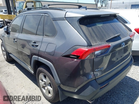 2020 Toyota RAV4 Hybrid XLE with VIN 2T3RWRFV5LW058103, listed as a IAAI auction lot 42665299 with 112,634 mi miles and . Bid and sale history available at DreamBid. Image 3.