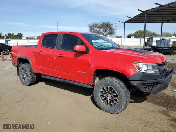 2019 Chevrolet Colorado 4WD ZR2 with VIN 1GCGTEEN2K1183731, listed as a Copart auction lot 81519184 with 95,485 mi miles and Salvage Title. Bid and sale history available at carsss.com. Image 4.