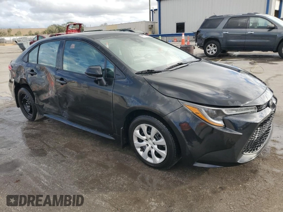 2021 Toyota Corolla LE with VIN 5YFEPMAE9MP161218, listed as a Copart auction lot 86722254 with 42,913 mi miles and Salvage Title. Bid and sale history available at carsss.com. Image 4.