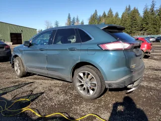 2016 Ford Edge Titanium with VIN 2FMPK4K9XGBC53133, listed as a Copart auction lot 44601205 with 105,454 mi miles and Salvage Title. Bid and sale history available at carsss.com. Image 2.