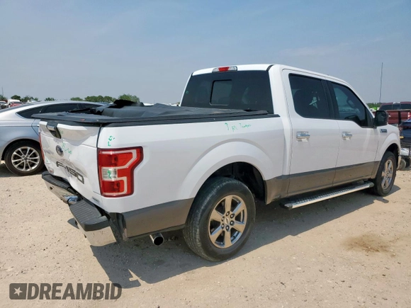 2020 Ford F-150 XL z VIN 1FTEW1CP2LKF02195, wystawiony jako Copart lot #57402265 z przebiegiem 50 022 mil mil oraz Szkoda całkowita • Salvage title. Historia ofert i sprzedaży dostępna na DreamBid. Obrazek 3.