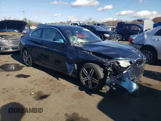 2017 BMW 2 Series 230i xDrive with VIN WBA2H9C35HV642432, listed as a Copart auction lot 78907754 with 57,866 mi miles and Salvage Title. Bid and sale history available at carsss.com. Image 4.