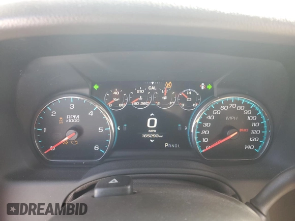 2017 GMC Yukon Denali with VIN 1GKS2CKJXHR168346, listed as a Copart auction lot 45666185 with 165,293 mi miles and Salvage Title. Bid and sale history available at carsss.com. Image 9.