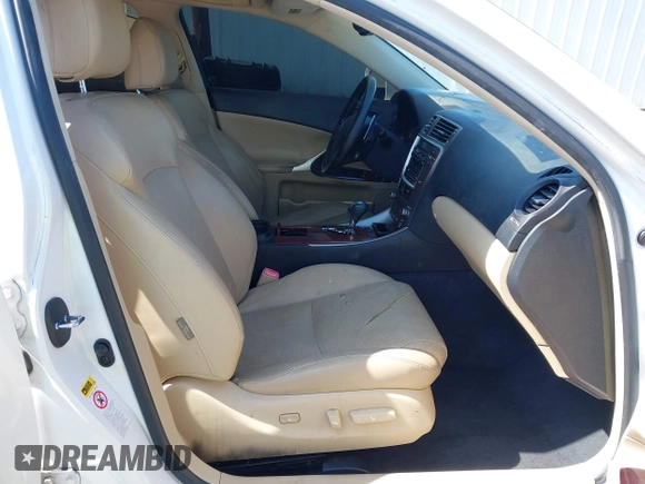 2008 Lexus IS 250 with VIN JTHBK262485066815, listed as a IAAI auction lot 42421330 with 222,058 mi miles and . Bid and sale history available at DreamBid. Image 5.