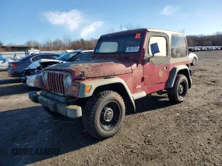 1999 Jeep Wrangler SE with VIN 1J4FY29P1XP453960, listed as a Copart auction lot 86812024 with 185,182 mi miles and Clean Title. Bid and sale history available at carsss.com. Image 1.