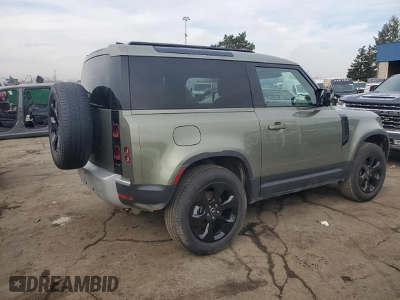 2024 Land Rover Defender S with VIN SALEJ6EX7R2284796, listed as a Copart auction lot 80064294 with 14,855 mi miles and Clean title. Bid and sale history available at DreamBid. Image 3.