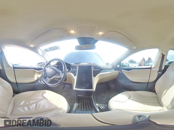 2015 Tesla Model S 85D with VIN 5YJSA1E27FF108017, listed as a Copart auction lot 45326545 with 119,065 mi miles and Salvage Title. Bid and sale history available at carsss.com. Image 13.