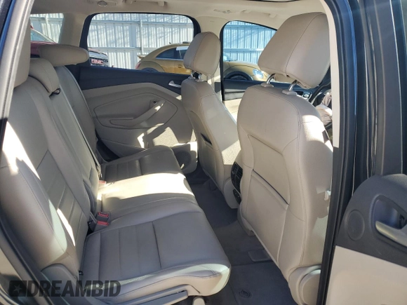 2014 Ford Escape Titanium with VIN 1FMCU0JX4EUA42499, listed as a Copart auction lot 87951075 with 108,358 mi miles and Salvage Title. Bid and sale history available at carsss.com. Image 10.