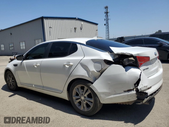 2013 Kia Optima EX with VIN 5XXGN4A71DG244277, listed as a Copart auction lot 56191925 with 147,641 mi miles and Salvage title. Bid and sale history available at DreamBid. Image 2.