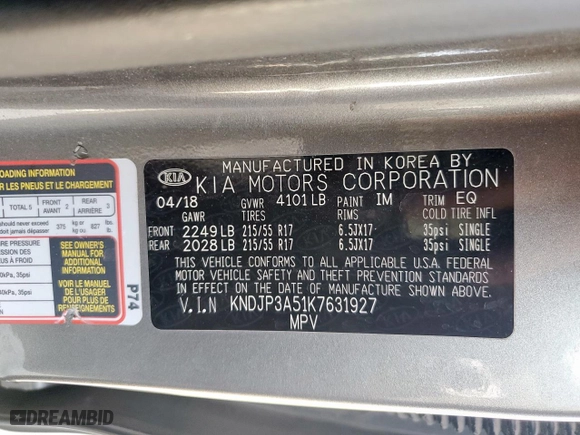 2019 Kia Soul + with VIN KNDJP3A51K7631927, listed as a Copart auction lot 47742745 with 149,208 mi miles and Salvage Title. Bid and sale history available at carsss.com. Image 13.