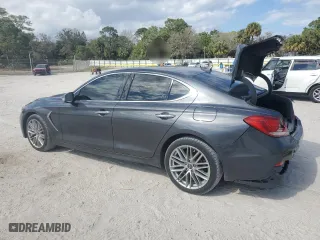2020 Genesis G70 2.0T with VIN KMTG64LA4LU056255, listed as a Copart auction lot 49389505 with 71,720 mi miles and Non Repairable. Bid and sale history available at carsss.com. Image 2.