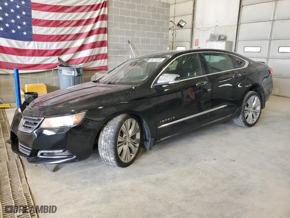2014 Chevrolet Impala LTZ with VIN 2G1155S32E9103632, listed as a Copart auction lot 49270335 with 119,471 mi miles and Salvage Title. Bid and sale history available at carsss.com. Image 1.