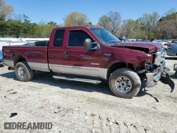 2004 Ford F-250 XL with VIN 1FTNX21P54EC66020, listed as a Copart auction lot 52016515 with 337,412 mi miles and Salvage title. Bid and sale history available at DreamBid. Image 4.
