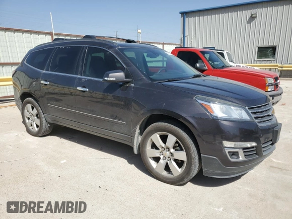 2014 Chevrolet Traverse LTZ with VIN 1GNKRJKD3EJ357184, listed as a Copart auction lot 48867145 with 155,816 mi miles and Salvage Title. Bid and sale history available at DreamBid. Image 4.