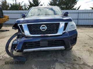 2017 Nissan Armada SV with VIN JN8AY2NC0H9503180, listed as a Copart auction lot 52064385 with Not Provided miles and Salvage Title. Bid and sale history available at DreamBid. Image 5.