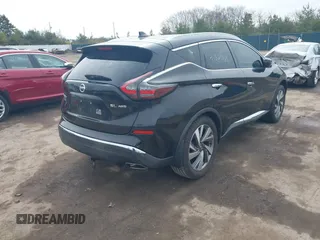 2019 Nissan Murano SL z VIN 5N1AZ2MS4KN153502, wystawiony jako IAAI lot #41827759 z przebiegiem 88 792 mil mil oraz . Historia ofert i sprzedaży dostępna na DreamBid. Obrazek 4.