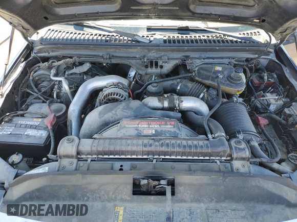 2005 Ford F-250 XL with VIN 1FTSW20P15EA64980, listed as a Copart auction lot 55518045 with 111,672 mi miles and Salvage title. Bid and sale history available at DreamBid. Image 11.
