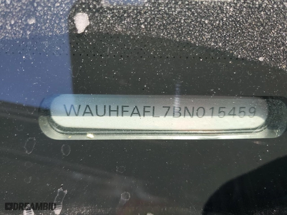 2011 Audi A4 2.0T Premium Plus with VIN WAUHFAFL7BN015459, listed as a Copart auction lot 51094105 with 137,678 mi miles and Salvage Title. Bid and sale history available at carsss.com. Image 12.