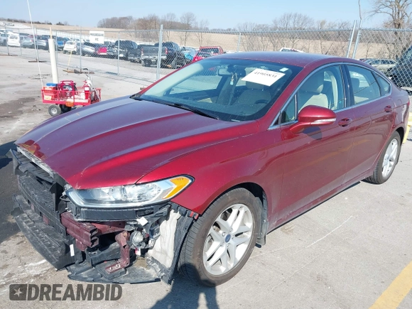 2014 Ford Fusion SE with VIN 3FA6P0HD3ER184909, listed as a IAAI auction lot 41905831 with 110,404 mi miles and . Bid and sale history available at DreamBid. Image 2.