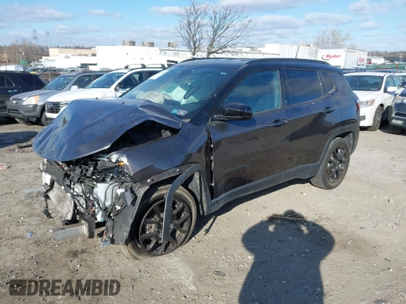 2022 Jeep Compass Latitude with VIN 3C4NJDBB3NT189648, listed as a IAAI auction lot 41334098 with 45,140 mi miles and . Bid and sale history available at DreamBid. Image 16.