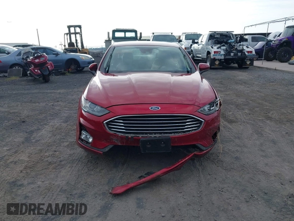 2019 Ford Fusion SE with VIN 3FA6P0HD2KR178210, listed as a IAAI auction lot 41665064 with 1 mi miles. Bid and sale history available at carsss.com. Image 11.