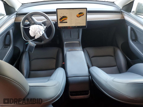 2024 Tesla Model Y Long Range с VIN 7SAYGDEE0RF981488, выставлен на аукционе Copart как лот 58704135 с пробегом 21 417 миль миль и Списание • Salvage title. История ставок и продаж доступна на DreamBid. Изображение 8.