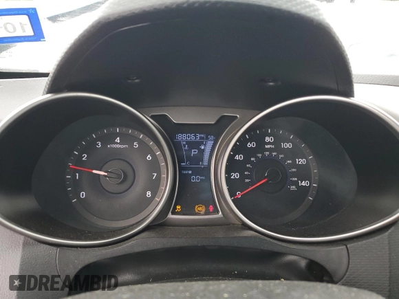 2017 Hyundai Veloster Value Edition with VIN KMHTC6ADXHU321696, listed as a Copart auction lot 45550025 with 188,063 mi miles and Salvage Title. Bid and sale history available at carsss.com. Image 9.
