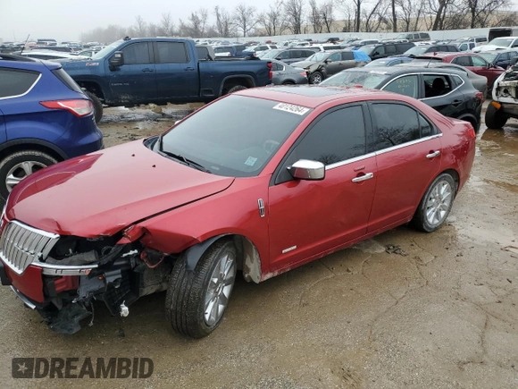 2011 Lincoln MKZ Hybrid with VIN 3LNDL2L36BR752620, listed as a Copart auction lot 40124264 with 136,624 mi miles and Salvage Title. Bid and sale history available at carsss.com. Image 1.
