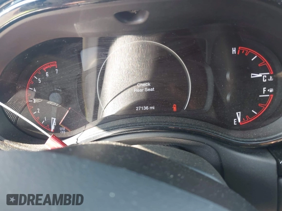 2024 Dodge Durango R/T Premium with VIN 1C4SDJCT6RC185613, listed as a IAAI auction lot 42699197 with 27,136 mi miles and . Bid and sale history available at DreamBid. Image 16.