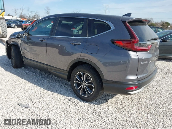 2020 Honda CR-V EX with VIN 5J6RW2H54LL009119, listed as a IAAI auction lot 42057182 with 60,947 mi miles. Bid and sale history available at carsss.com. Image 3.
