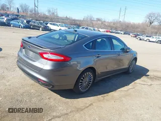 2014 Ford Fusion Titanium with VIN 3FA6P0K92ER119005, listed as a IAAI auction lot 41827178 with 108,959 mi miles. Bid and sale history available at carsss.com. Image 4.
