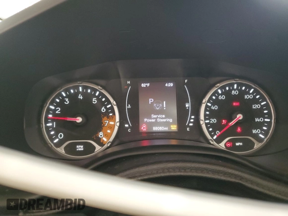 2015 Jeep Renegade Latitude with VIN ZACCJBBH9FPC11483, listed as a Copart auction lot 41689685 with 88,080 mi miles and Clean Title. Bid and sale history available at carsss.com. Image 9.