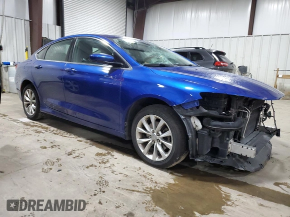2015 Chrysler 200 C with VIN 1C3CCCCB8FN542062, listed as a Copart auction lot 50426835 with 86,987 mi miles and Salvage Title. Bid and sale history available at carsss.com. Image 4.
